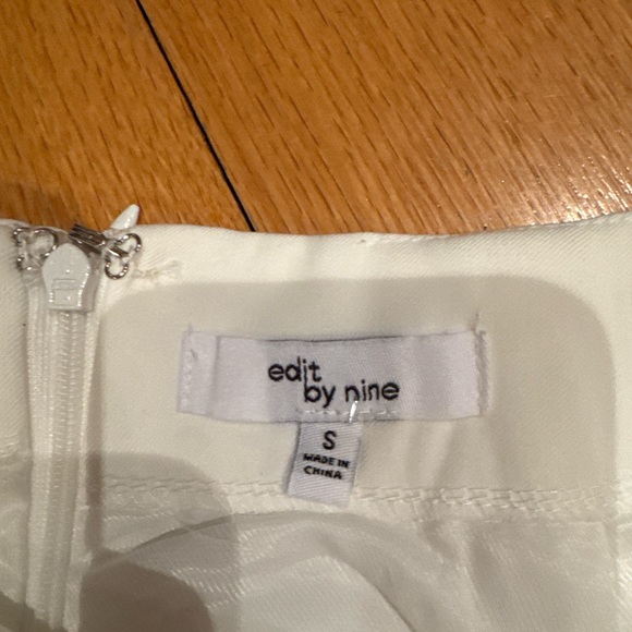 Ivory Ostrich Feather Hem Mini Skirt - Picture 9 of 11